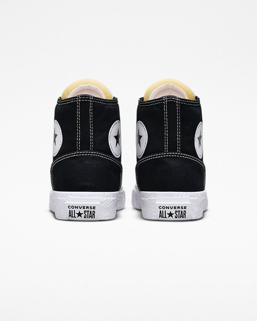 Men's Converse Chuck Taylor Alt Star Canvas High Top Shoes Black / White | AU 68193D